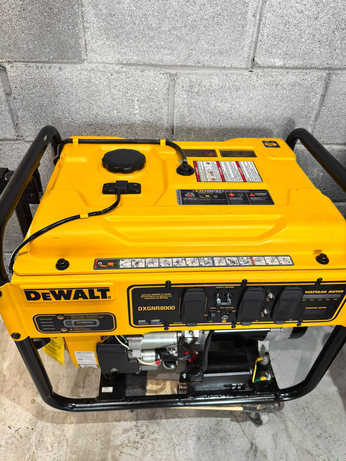 Generador DEWALT DXGNR8000