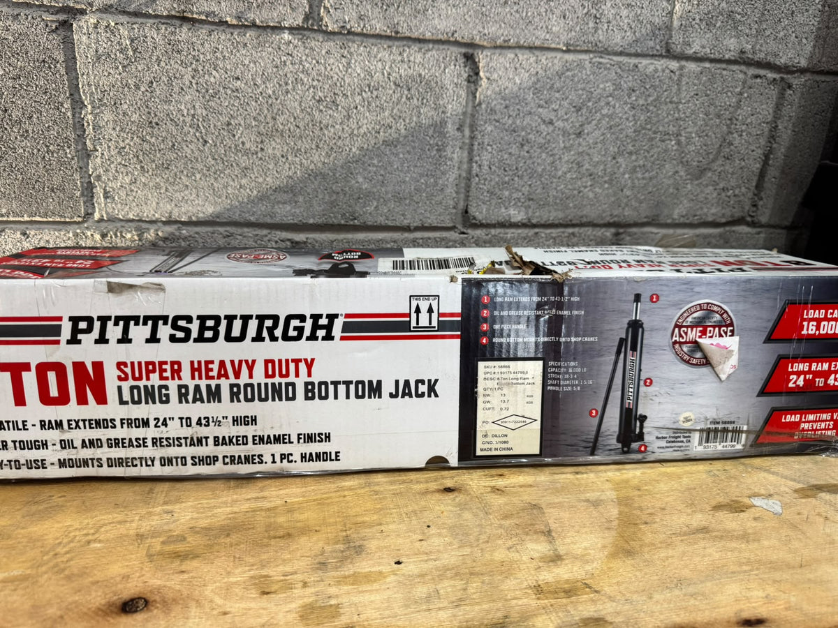 GATO HIDRÁULICO PITTSBURGH AUTOMOTIVE – 8 TON