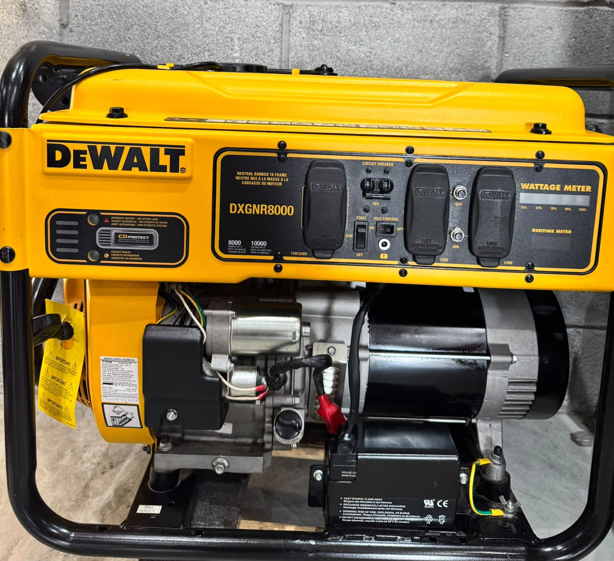 Generador DEWALT DXGNR8000
