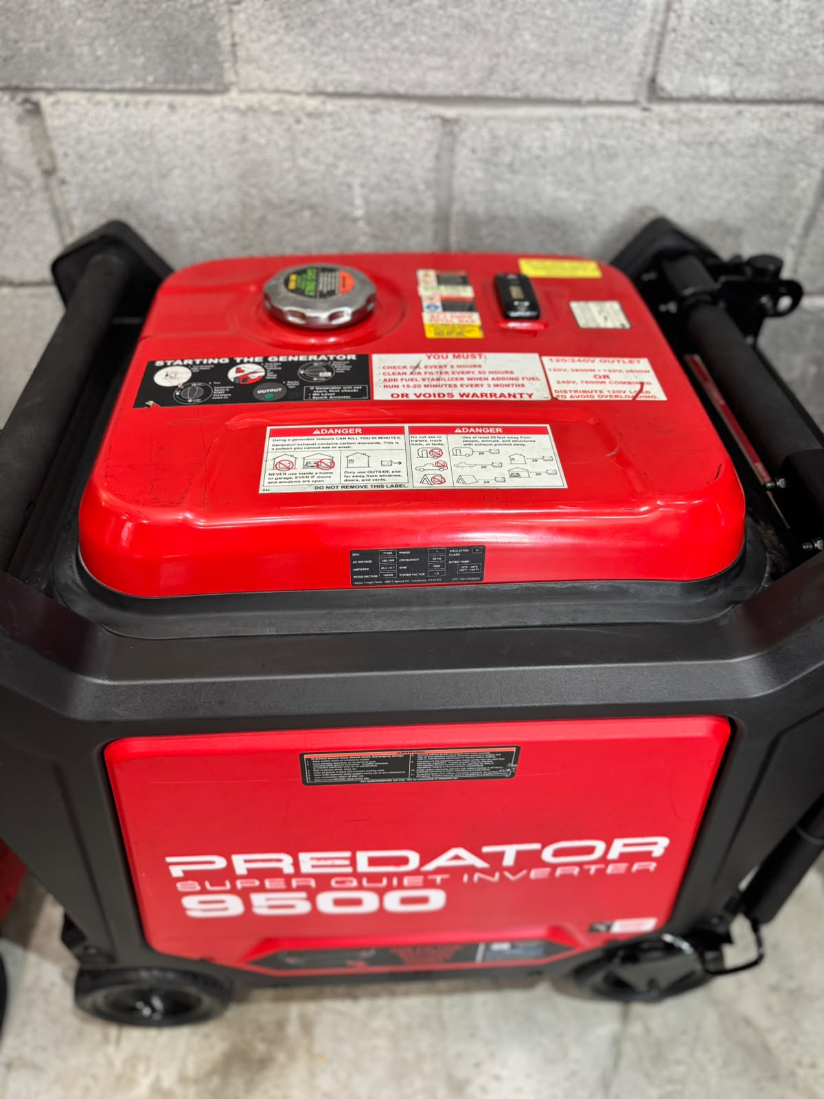 GENERADOR PREDATOR 9500W SILENCIOSO