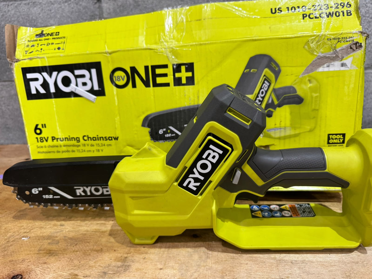 RYOBI ONE+ 18V – MOTOSIERRA DE PODA 6”