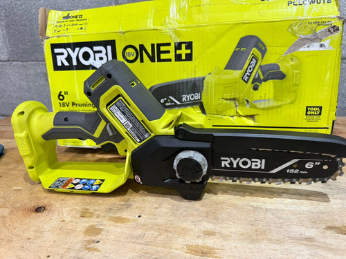 RYOBI ONE+ 18V – MOTOSIERRA DE PODA 6”
